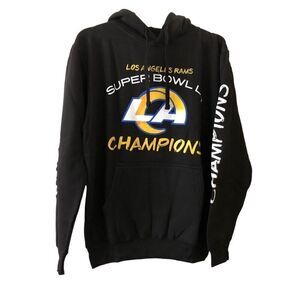 Los Angeles Rams Super Bowl Champions Pullover Hoodie Men’s Size Large